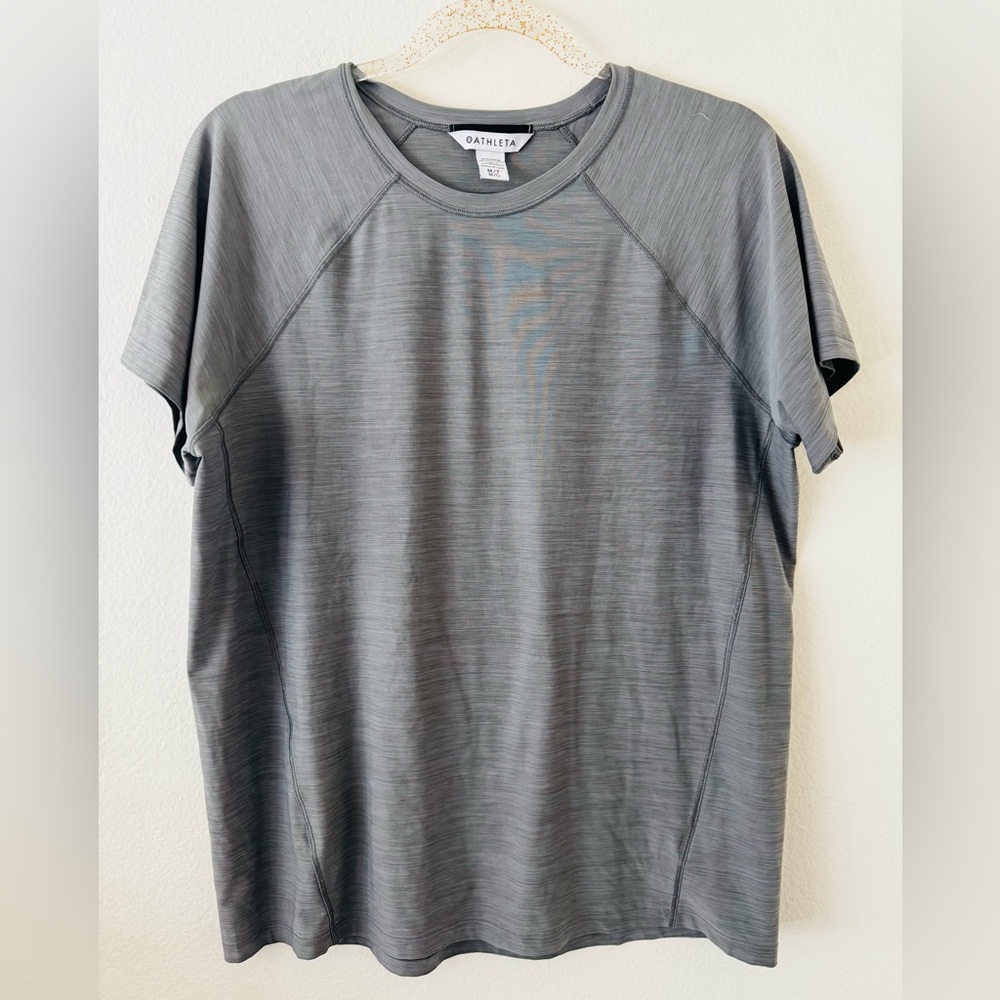Athleta Men's Heather Gray Short Sleeve Tee